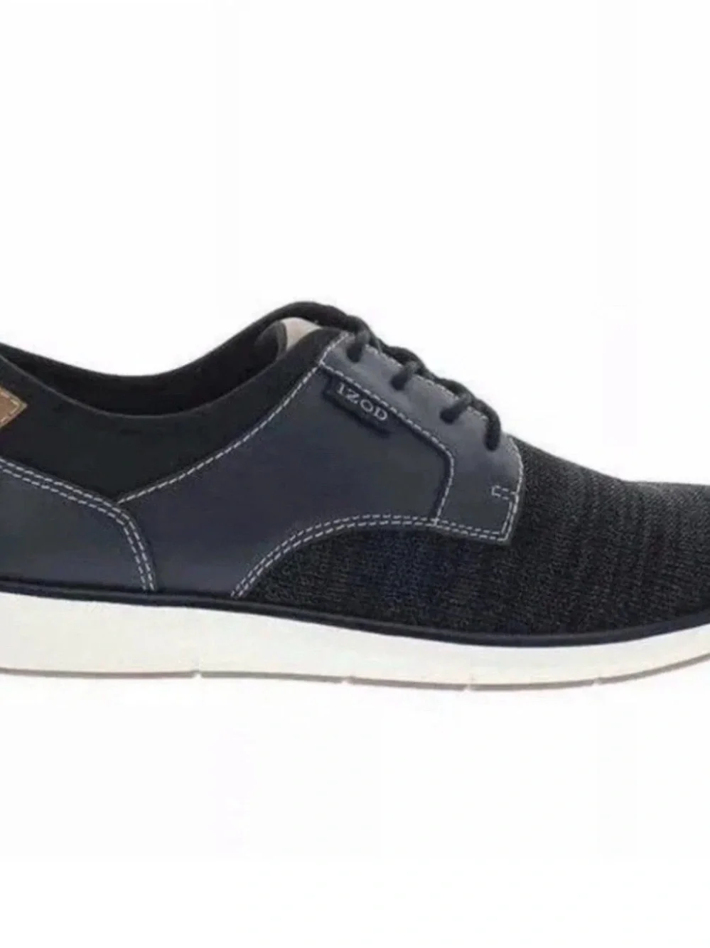 Izod Men's Drift Casual Lace Up Shoes Black US Size 9.5 M US
